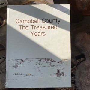 Historical and genealogy  book on Campbell county Wyoming 1990 print